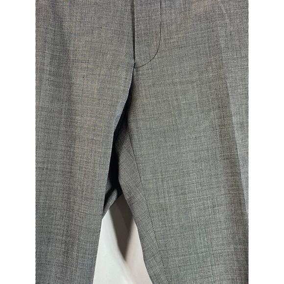 PRONTO UOMO Men's Black Modern-Fit Flat Front Wool Dress Pants SZ 39X30 - Picture 4 of 12